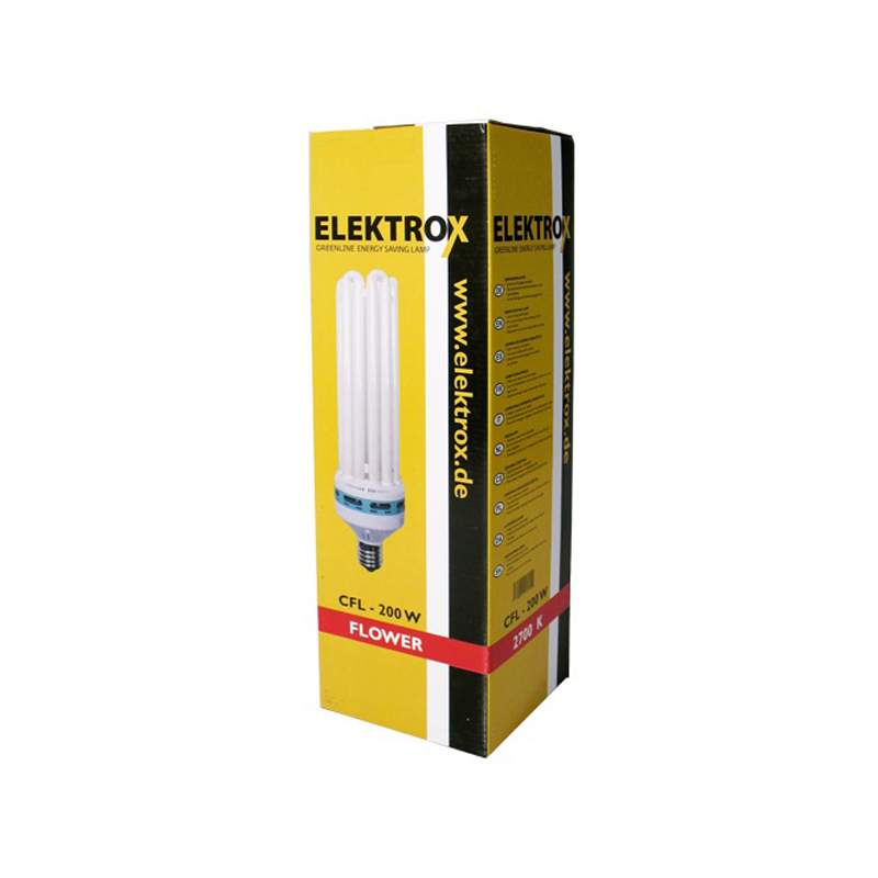 Elektrox CFL 200W, 2700 K, Floracion, E-40